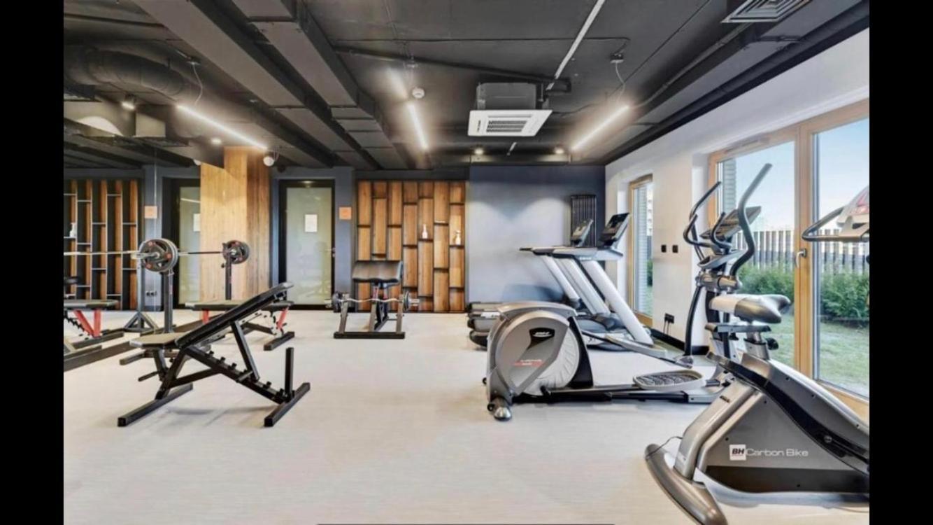 Motlawa Inn Apartment-Suna,Gym&Parking Gdansk Bagian luar foto